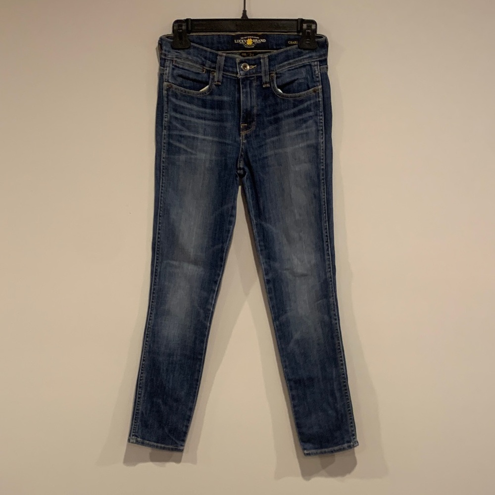 Lucky Brand Women's Charlotte Rail Blue Skinny Jeans